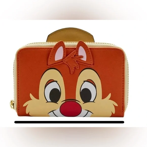Loungefly Disney Exclusive Chip & Dale Rescue Rangers Zip Around Wallet NWT - Picture 2 of 2